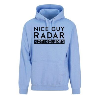 Nice Guy Radar Not Included Funny Single Dating Bachelorette Gift Unisex Surf Hoodie