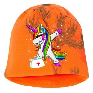 Nursicorn Graduation Rn Lpn Cna Healthcare Dabbing Unicorn Gift Kati - Camo Knit Beanie