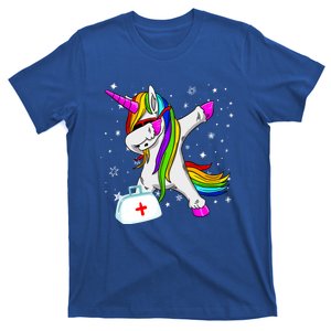 Nursicorn Graduation Rn Lpn Cna Healthcare Dabbing Unicorn Gift T-Shirt