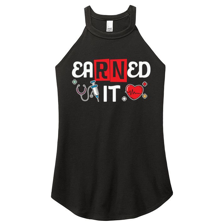 Nursing Graduation RN Gift Women's Perfect Tri Rocker Tank