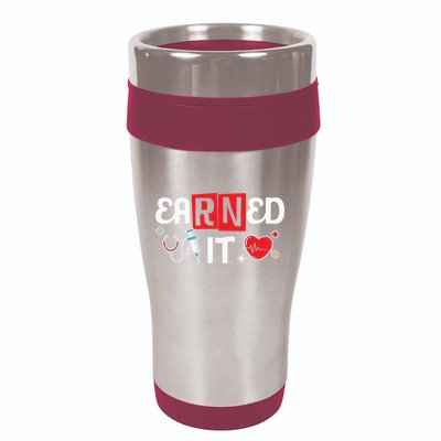 Nursing Graduation RN Gift 16oz Travel Tumbler