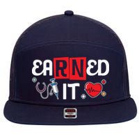 Nursing Graduation RN Gift 7 Panel Mesh Trucker Snapback Hat