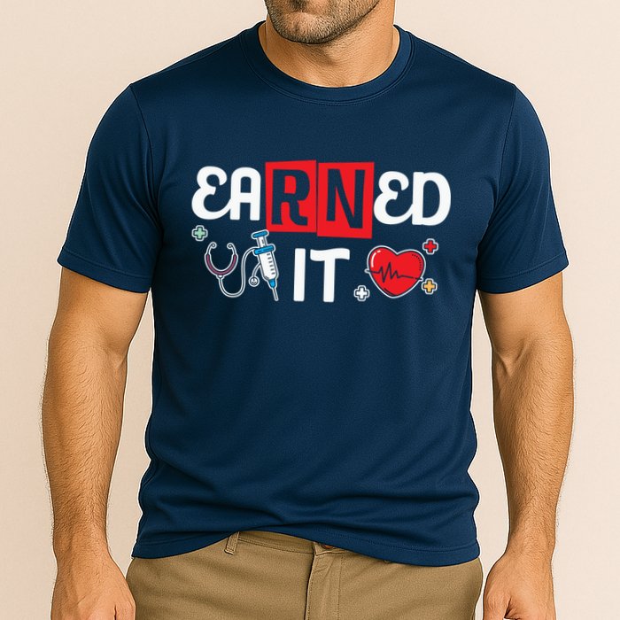 Nursing Graduation RN Gift Cooling Performance Crew T-Shirt