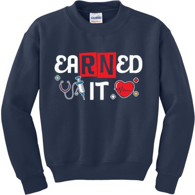 Nursing Graduation RN Gift Kids Sweatshirt