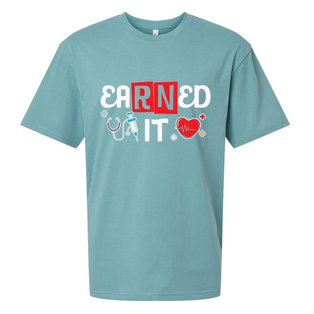 Nursing Graduation RN Gift Sueded Cloud Jersey T-Shirt