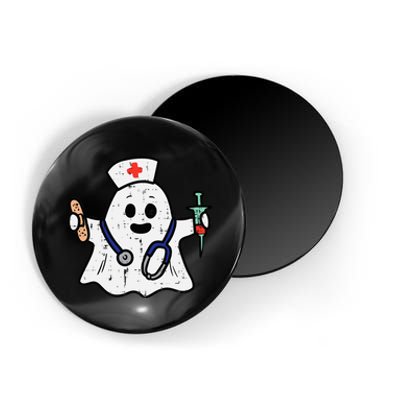 Nurse Ghost Scrub Halloween Costume For Nurses  RN Magnet