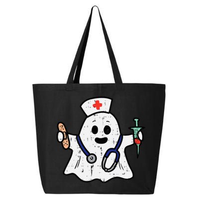 Nurse Ghost Scrub Halloween Costume For Nurses  RN 25L Jumbo Tote