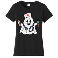 Nurse Ghost Scrub Halloween Costume For Nurses  RN Women's T-Shirt