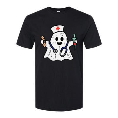 Nurse Ghost Scrub Halloween Costume For Nurses  RN Softstyle® CVC T-Shirt