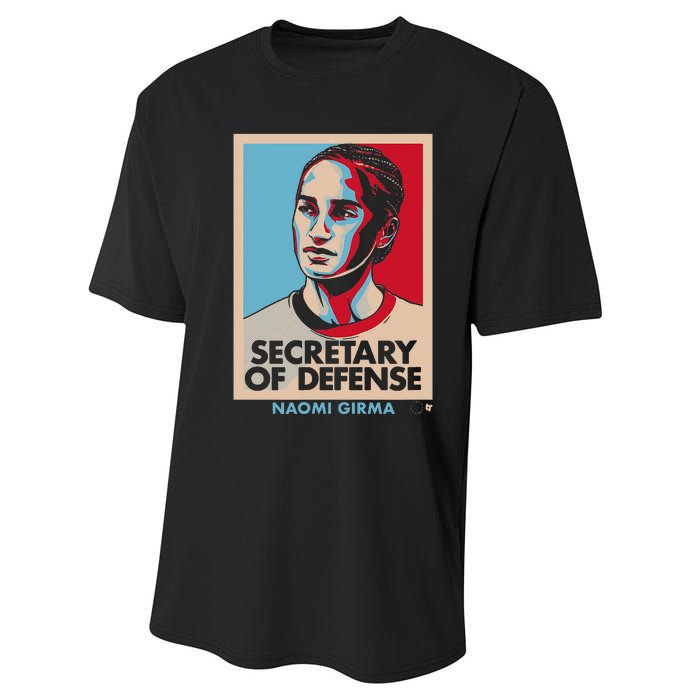 Naomi Girma Secretary Of Defense Usa Soccer Performance Sprint T-Shirt