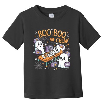 Nurse Ghost Skeleton Funny Boo Crew Halloween Toddler T-Shirt