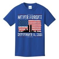 Never Get September 11 2001 Memorial Day American Flag Kids T-Shirt