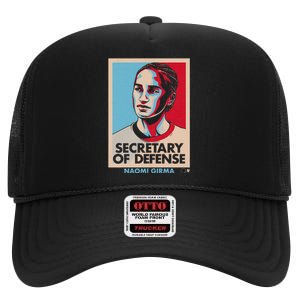 Naomi Girma Secretary Of Defense Usa Soccer High Crown Mesh Back Trucker Hat