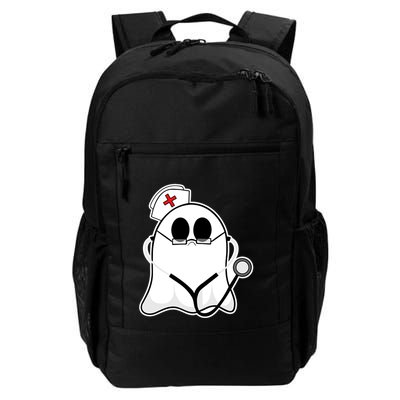 Nurse Ghost Scrub Top Halloween Costume For Nurses Rn Funny Gift Backpack
