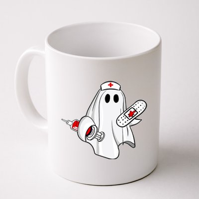 Nurse Ghost Scrub Top Halloween Costume For Nurses Rn Gift Coffee Mug