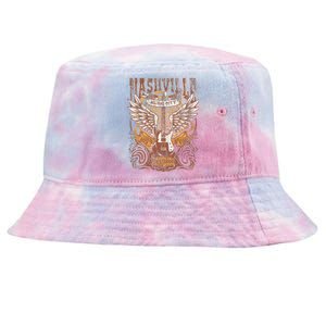 Nashville Guitarist Souvenir Music City Melodies Tie-Dyed Bucket Hat