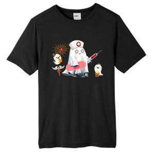 Nurse Ghost Scrub Top Halloween Costume Cna Nurses Rn Meaningful Gift Tall Fusion ChromaSoft Performance T-Shirt