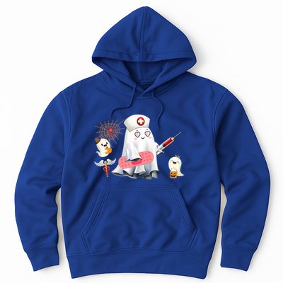 Nurse Ghost Scrub Top Halloween Costume Cna Nurses Rn Meaningful Gift Hoodie