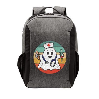 Nurse Ghost Scrub Top Halloween Costume For Nurses Rn Meaningful Gift Vector Backpack