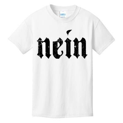 Nein German Saying No Funny Germany Deutschland Vintage Kids T-Shirt