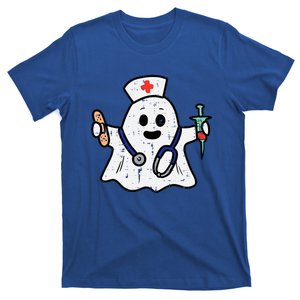 Nurse Ghost Scrub Top Halloween Costume For Nurses RN T-Shirt