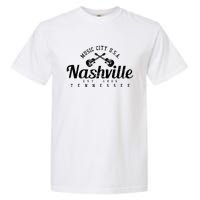 Nashville Guitar Tennessee Country Music City Gift Souvenir Garment-Dyed Heavyweight T-Shirt