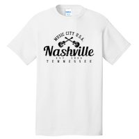 Nashville Guitar Tennessee Country Music City Gift Souvenir Tall T-Shirt