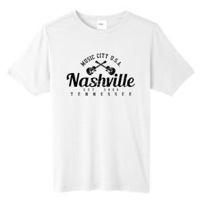 Nashville Guitar Tennessee Country Music City Gift Souvenir Tall Fusion ChromaSoft Performance T-Shirt