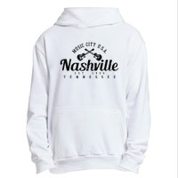 Nashville Guitar Tennessee Country Music City Gift Souvenir Urban Pullover Hoodie