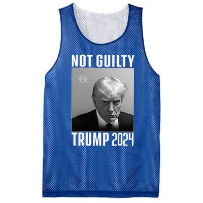 Not Guilty Trump 2024 Mesh Reversible Basketball Jersey Tank