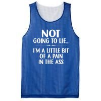 Not Going To Lie IM A Little Bit Of A Pain In The Ass Funny Mesh Reversible Basketball Jersey Tank