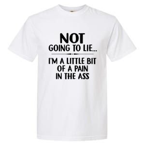 Not Going To Lie IM A Little Bit Of A Pain In The Ass Funny Garment-Dyed Heavyweight T-Shirt