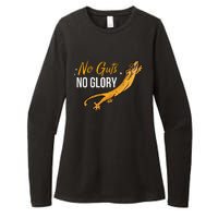 No Guts Then No Glories Gift For Crested Gecko Lover Womens CVC Long Sleeve Shirt