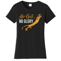 No Guts Then No Glories Gift For Crested Gecko Lover Women's T-Shirt