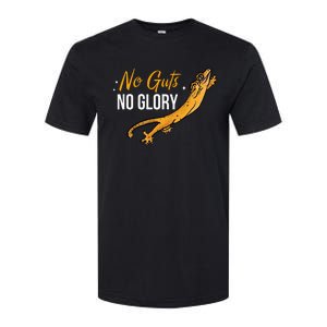 No Guts Then No Glories Gift For Crested Gecko Lover Softstyle CVC T-Shirt