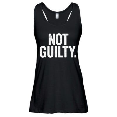 Not Guilty Trump Not Guilty Ladies Essential Flowy Tank