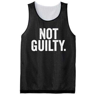 Not Guilty Trump Not Guilty Mesh Reversible Basketball Jersey Tank