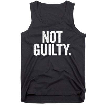 Not Guilty Trump Not Guilty Tank Top