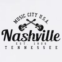 Nashville Guitar Tennessee Country Music City Gift Souvenir Doggie Tank