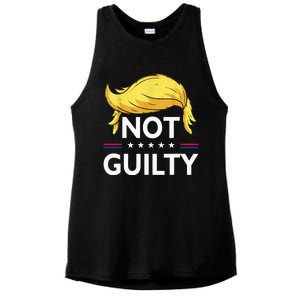 Not Guilty Trump Wear this Tee to your favorite Trial Ladies PosiCharge Tri-Blend Wicking Tank