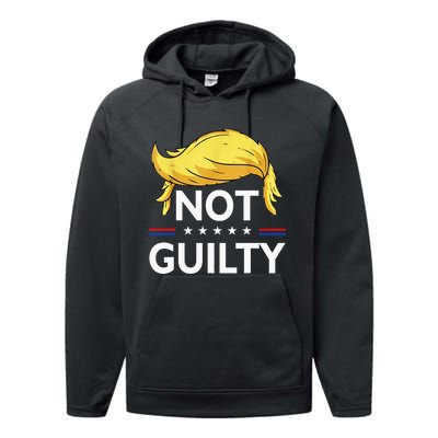 Not Guilty Trump Wear this Tee to your favorite Trial Performance Fleece Hoodie