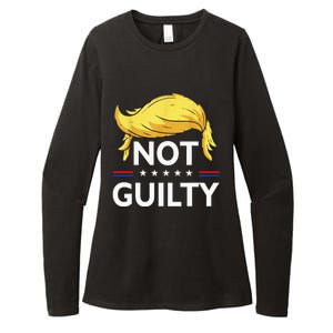 Not Guilty Trump Wear this Tee to your favorite Trial Womens CVC Long Sleeve Shirt