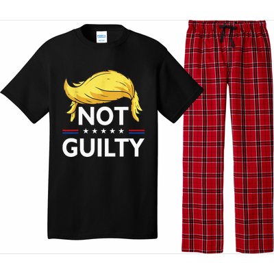 Not Guilty Trump Wear this Tee to your favorite Trial Pajama Set