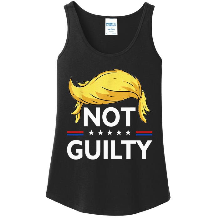 Not Guilty Trump Wear this Tee to your favorite Trial Ladies Essential Tank