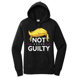 Not Guilty Trump Wear this Tee to your favorite Trial Women's Pullover Hoodie