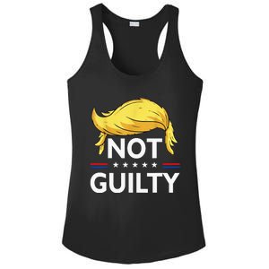 Not Guilty Trump Wear this Tee to your favorite Trial Ladies PosiCharge Competitor Racerback Tank