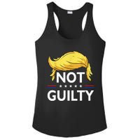 Not Guilty Trump Wear this Tee to your favorite Trial Ladies PosiCharge Competitor Racerback Tank