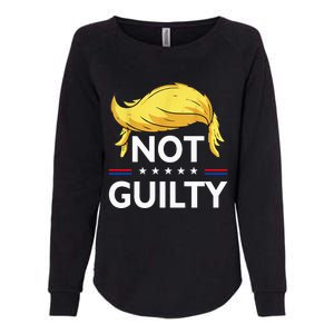 Not Guilty Trump Wear this Tee to your favorite Trial Womens California Wash Sweatshirt