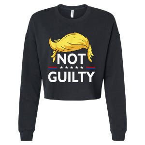 Not Guilty Trump Wear this Tee to your favorite Trial Cropped Pullover Crew