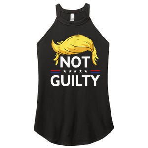 Not Guilty Trump Wear this Tee to your favorite Trial Women's Perfect Tri Rocker Tank